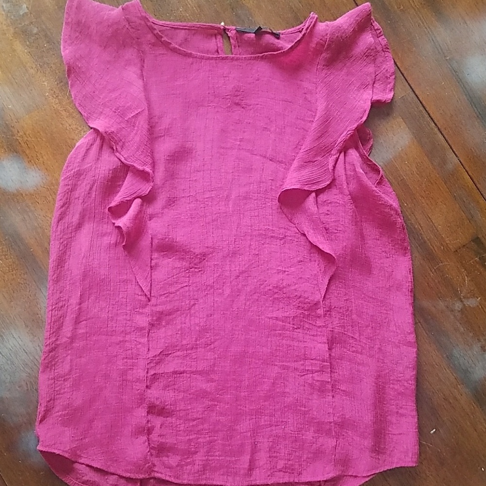 Harve benard sleeveless pink top